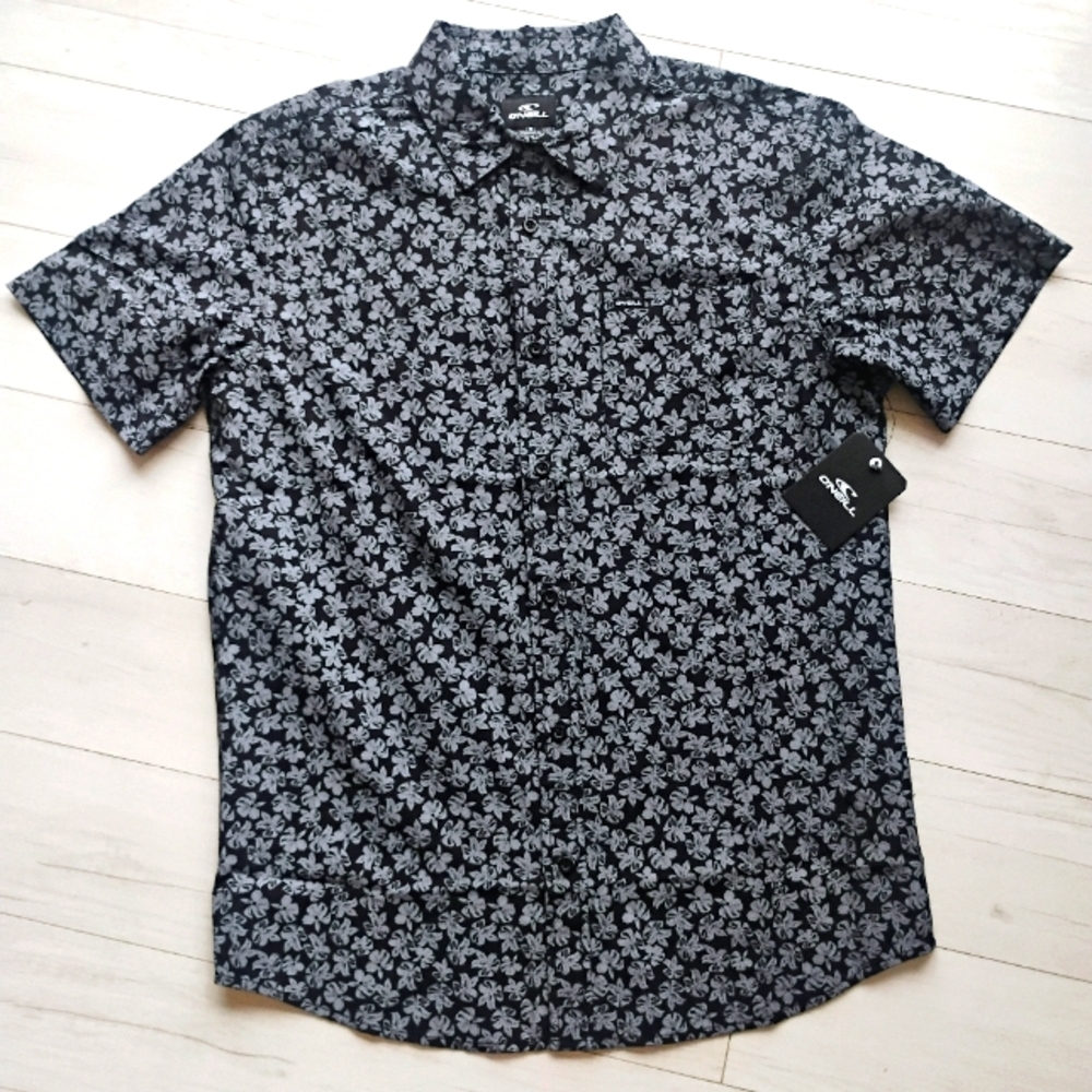 O'Neill NEW Hillside Button Down Short Sleeve Shirt